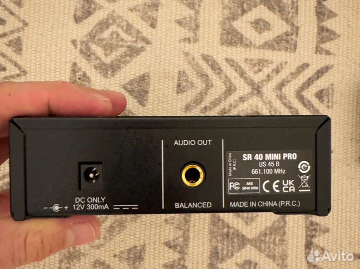 Радиосистема akg wms 40 mini