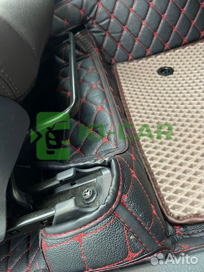 Автомобильные 3d коврики из экокожи для Toyota C-h