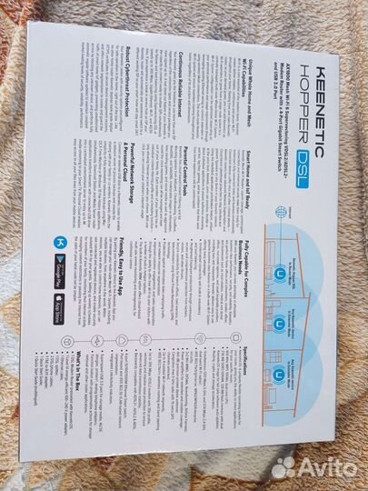 Wi-Fi роутер Keenetic Hopper DSL KN-3610