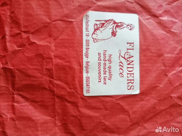 Кружево Бельгия манишка