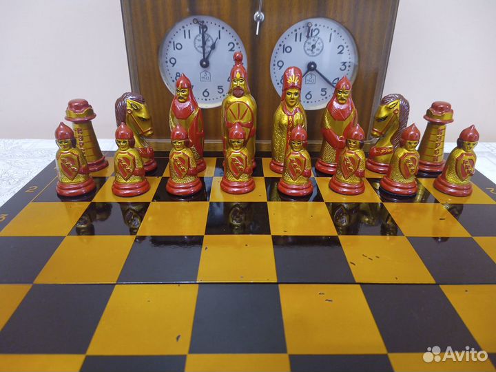 Шахматы СССР подарочные 