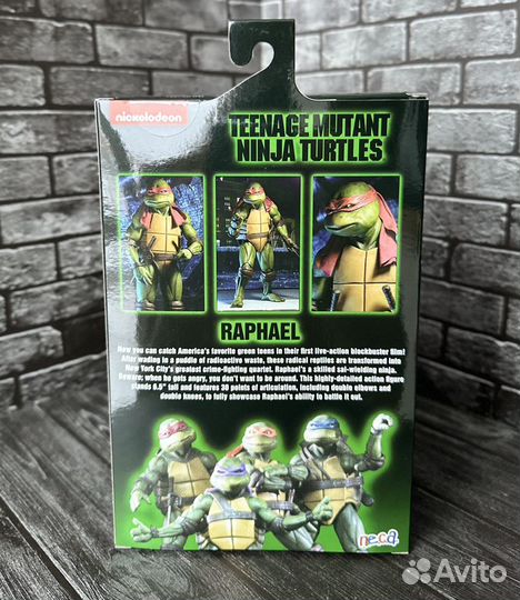 Черепашки ниндзя Neca Рафаэль Tmnt Turtles