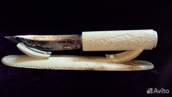 Нож якутский из бивня мамонта