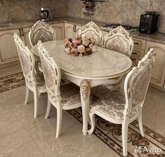 Стол «Роза» / кухонный стол / столы и стулья