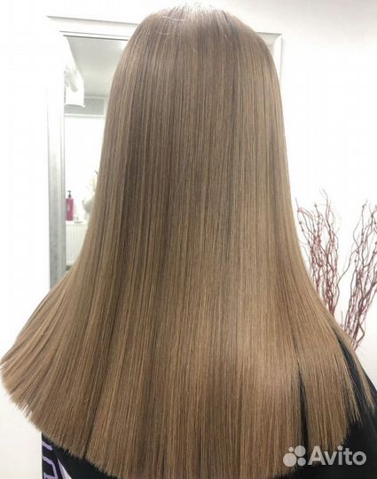 Кератиновое выпрямление