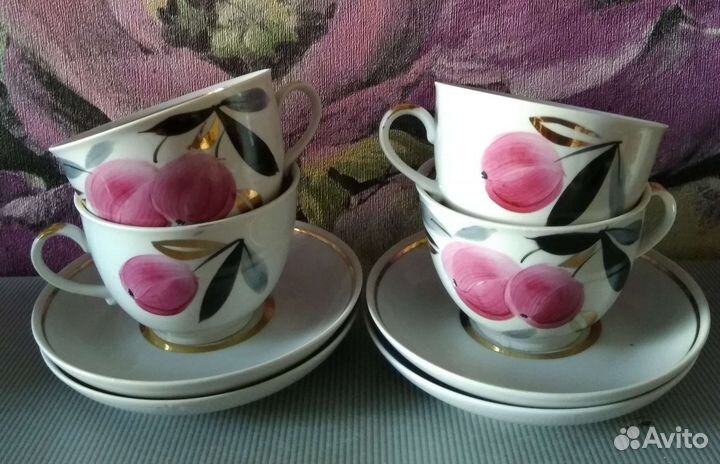 Чайные пары из сервиза 60-70-х годов