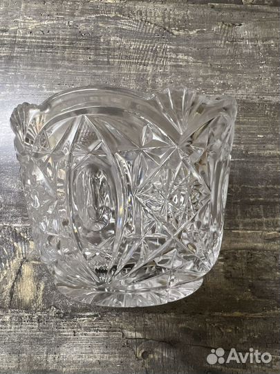 Хрустальная конфетница салатник СССР