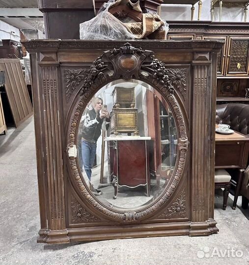 Зеркало. Антиквариат. Мебель из Европы. Старина