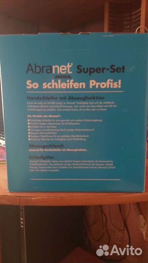 Knauf Abranet Super-Set Handschleifer mit Absaugun