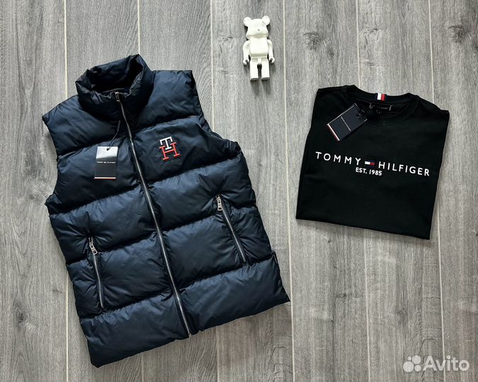 Мужской жилет Tommy Hilfiger+футболка в подарок