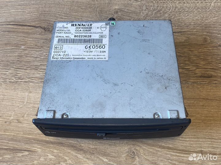 Renault laguna 3 проигрыватель DVD