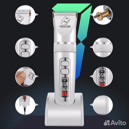 Машинка для стрижки Собак и Кошек BaoRun P9