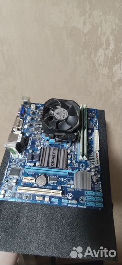 Комплект материнская плата и процессор, hdd,бп