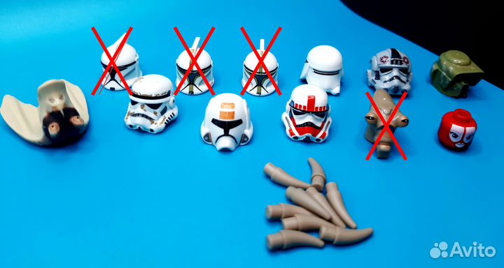 Lego детали фигурок Star Wars