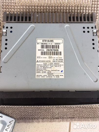 Штатная магнитола mitsubishi asx