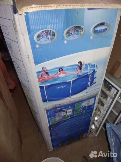 Каркасный бассейн 366 на 100 бу