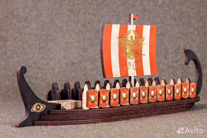 Римская трирема корабль и 4в1 настольные игры
