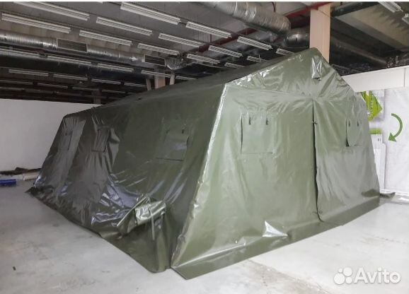 Палатка армейская каркасная от 10 до 70 мест