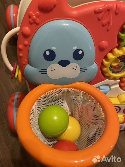 Каталка ходунки+столик babyGo 2в1