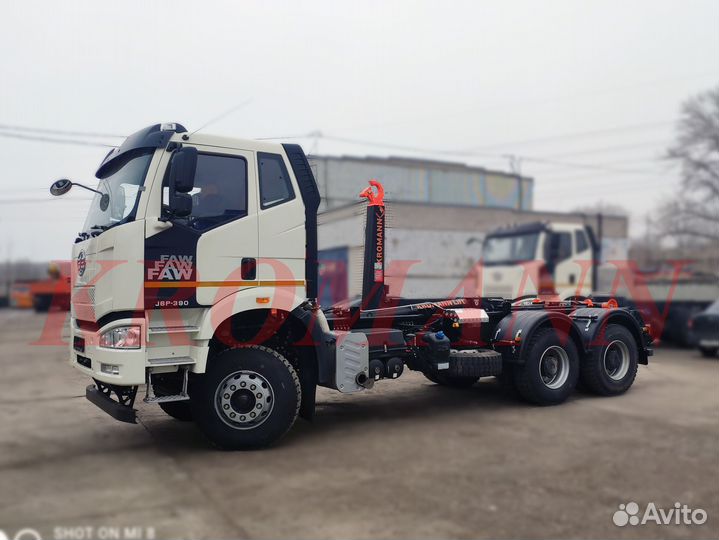 Мультилифт FAW 6x4 + Kromann 20/22 тонны, 2024 год