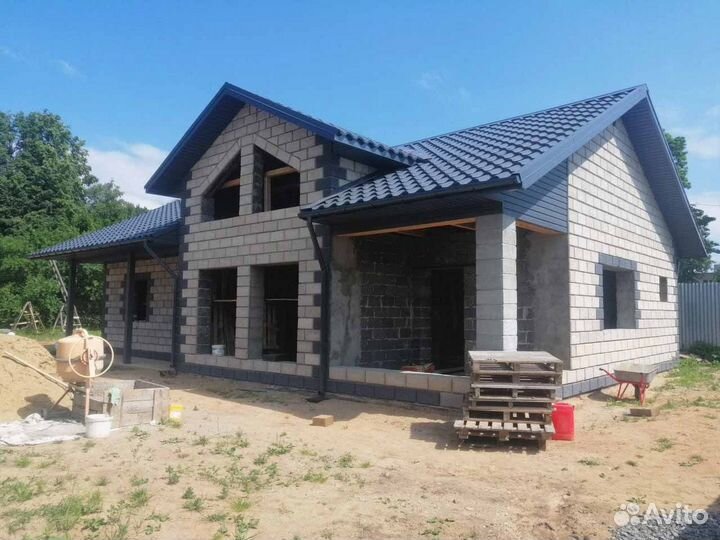 Арболитовые блоки с облицовкой