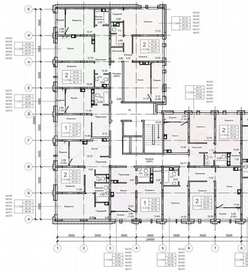 1-к. квартира, 41,7 м², 6/9 эт.