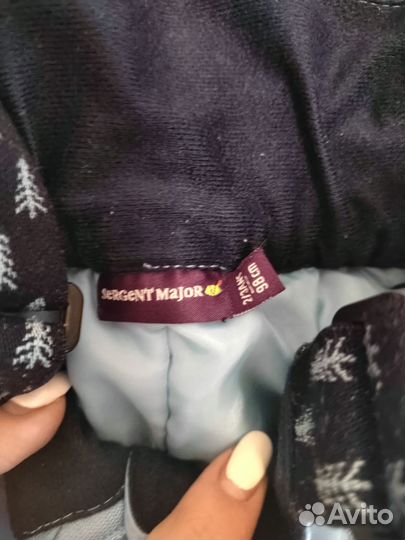 Зимние непромокаемые штаны на мальчика 98