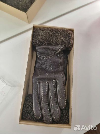 Перчатки кожаные новые