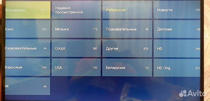 Андроид TV приставка 8/128+ 3000 каналов