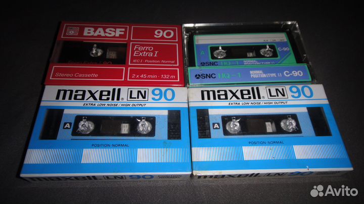 Кассеты запечатанные 4 шт