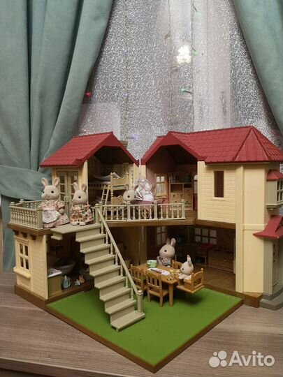Большой дом со светом sylvanian families