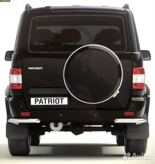 Защита заднего бампера УАЗ