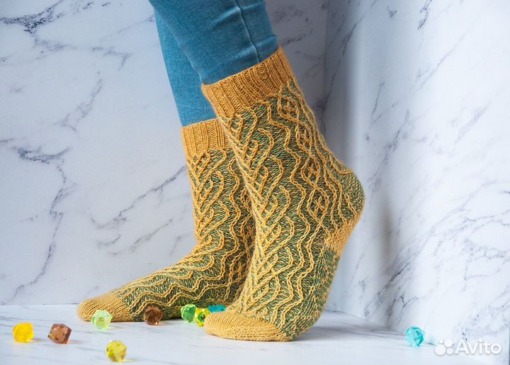 Носки женские вязаные