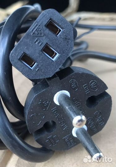 Кабель питания без заземления