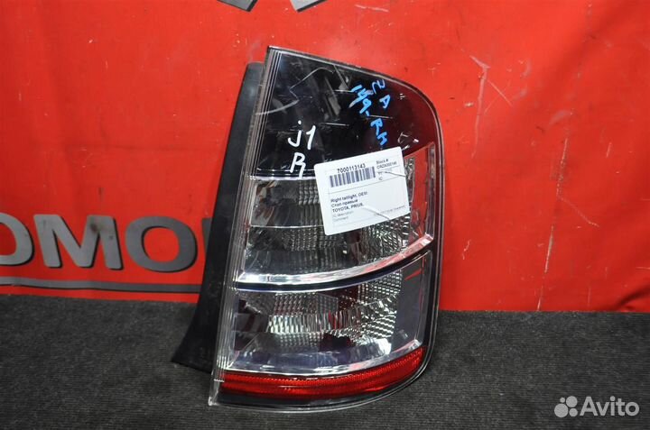 Фонарь задний правый toyota prius NHW20