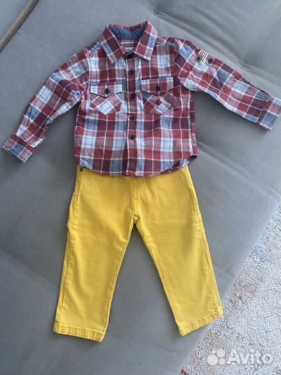 Рубашка и джинсы для мальчика