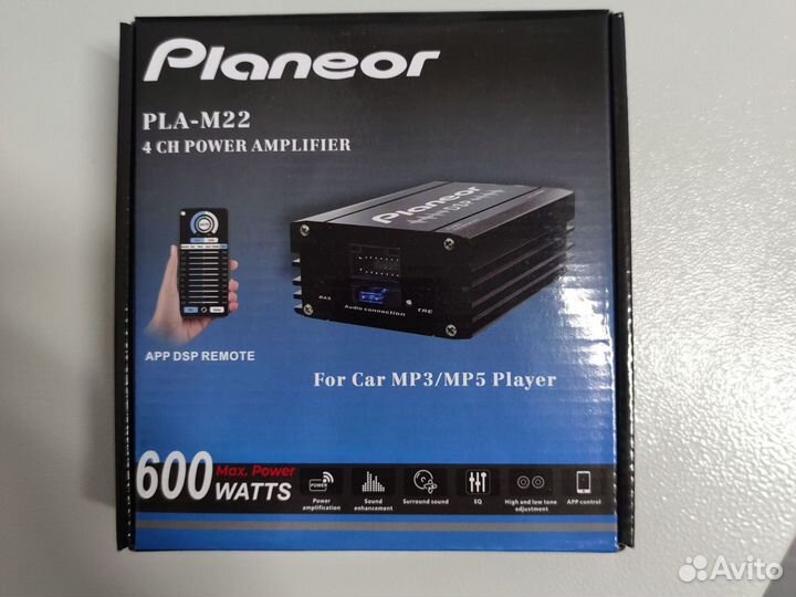 Усилитель Planeor для Android/MP5 магнитол на 600W