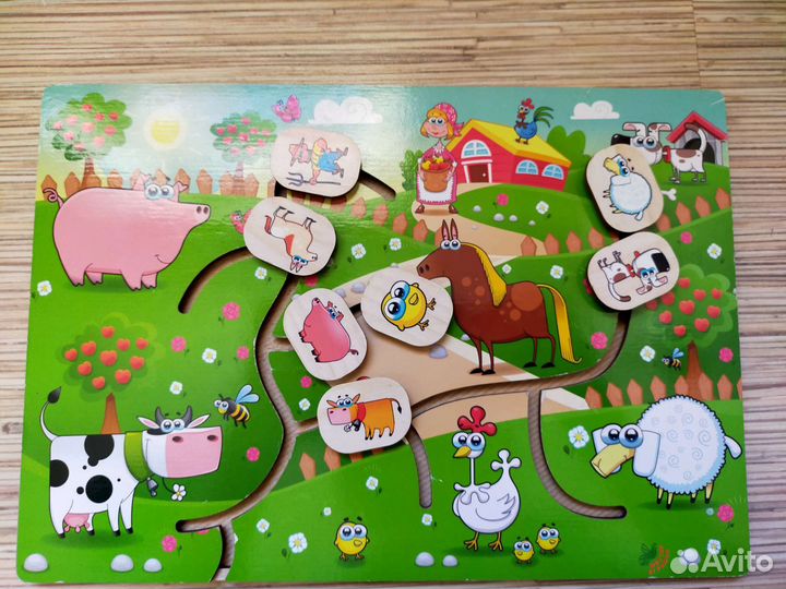 Развивающие деревянные игрушки