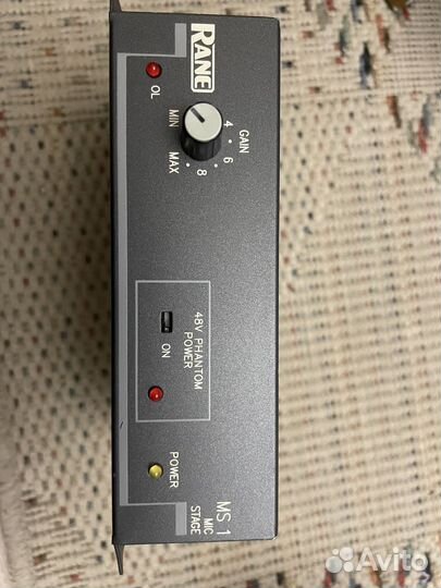 Микрофонный предусилитель rane MS1
