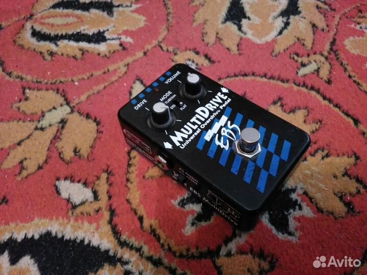 Педаль EBS MultiDrive, для бас гитары