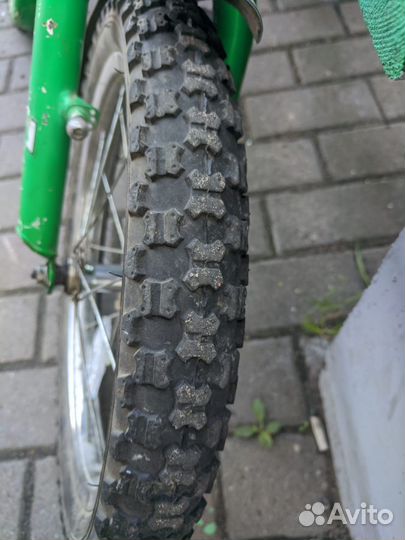 Детский велосипед(зеленый)