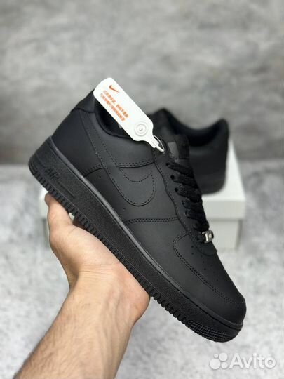 Кроссовки nike air force 1 черные