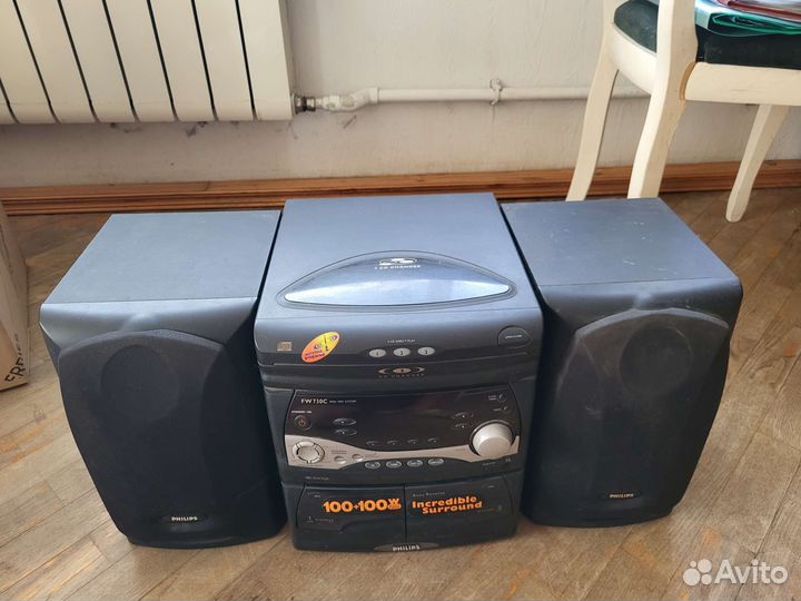 Музыкальный центр philips fw730c
