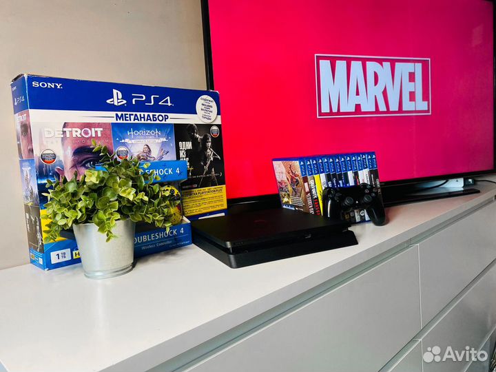 Sony Playstation 4 Slim 9,0 шитые игры