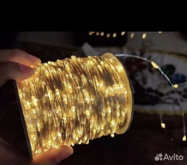 Гирлянда нить роса