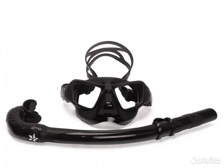 Набор для подводной охоты маска и трубка Катана Bk