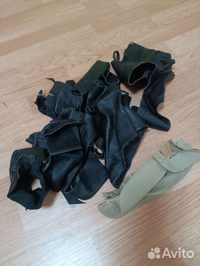 Лоскуты из кожи для рукоделия