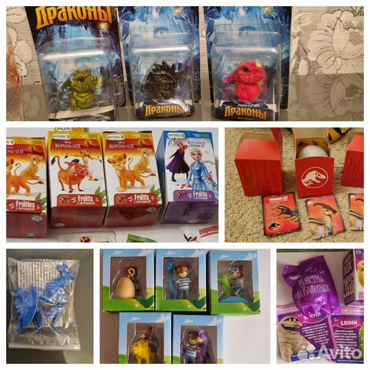 Prosto toys, Макдональд, Барни, Киндер, свит бокс