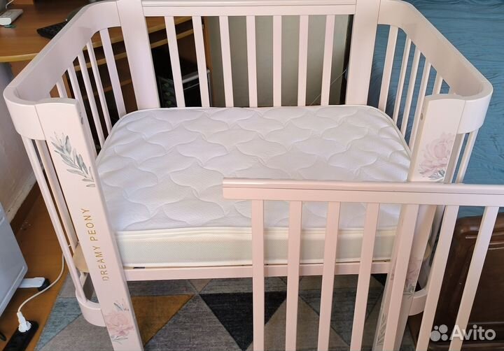 Кроватка Happy Baby mommy love 100x70