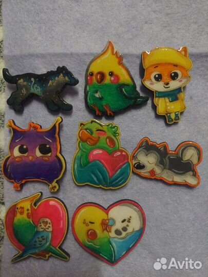 Брошь ручной работы